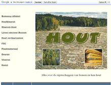 Tablet Screenshot of houtdomein.nl